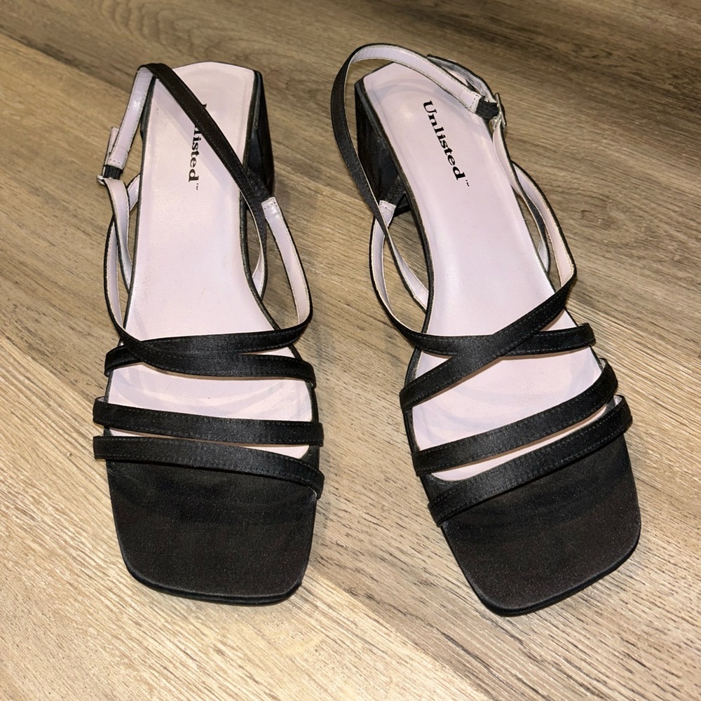 Unlisted Brand Size 11 Chunky Black Heels